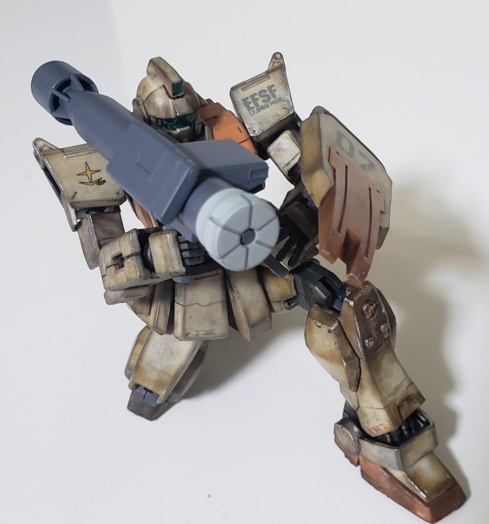 武装③ネット・ガンこれは陸戦型ガンダムの方が似合うね!