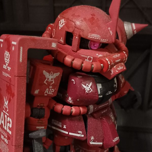 SDCSシャアザクプチ改造過去作です