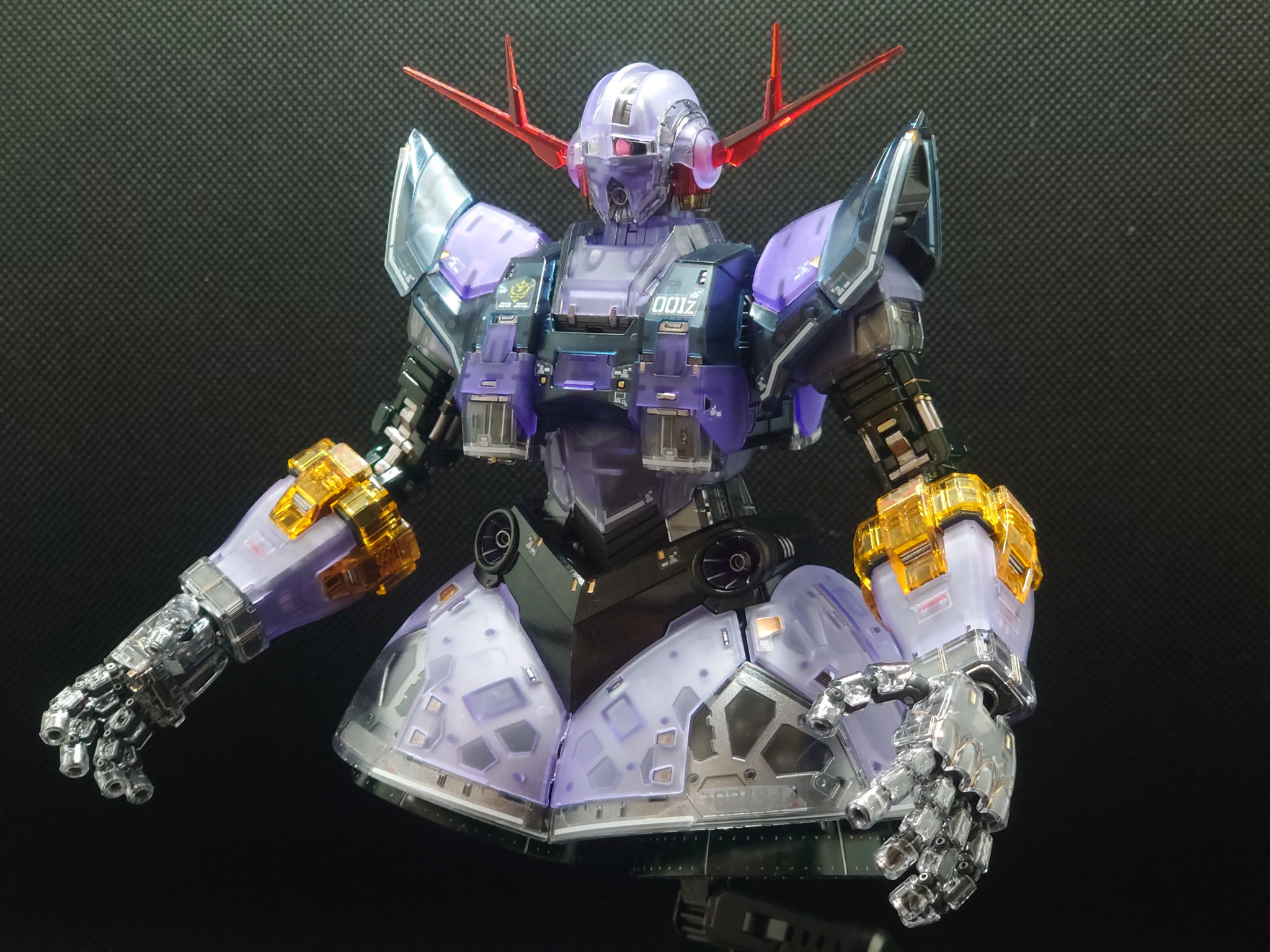 RG ジオング クリアカラー｜J'zさんのガンプラ作品｜GUNSTA（ガンスタ）