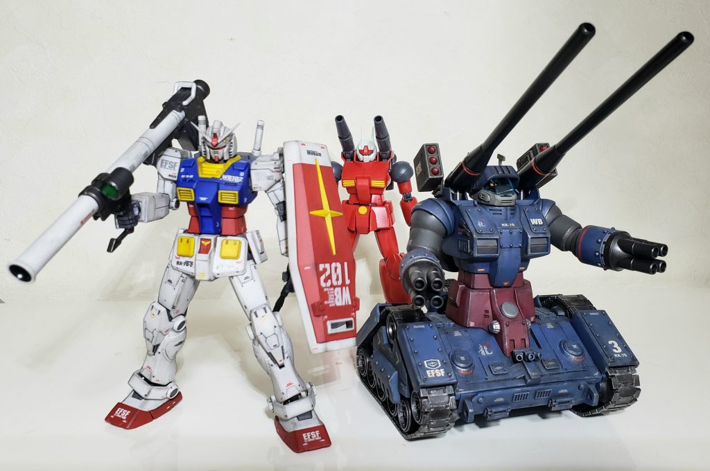 いずれ自分なりのV作戦MSを3機並べたジオラマ作ってみたいですね！