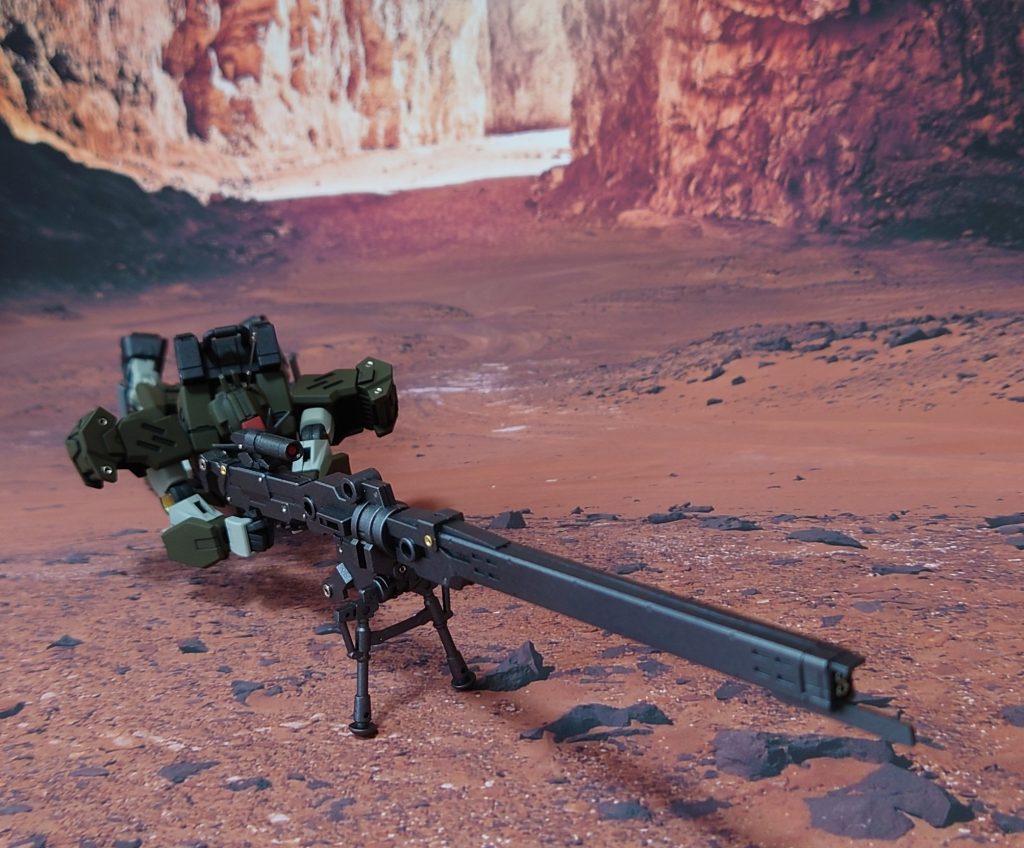 “狙撃の腕も、錆び付いちゃいないぜ?”