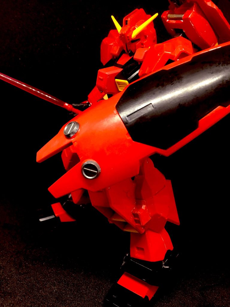 ということで某ジョニーライデンの帰還を読んで作りたくなりました。反省も後悔もしてません。イメージとして本当にジョニーライデ…レッドウェイライン専用機体です。塗料についてはいつものファレホ。