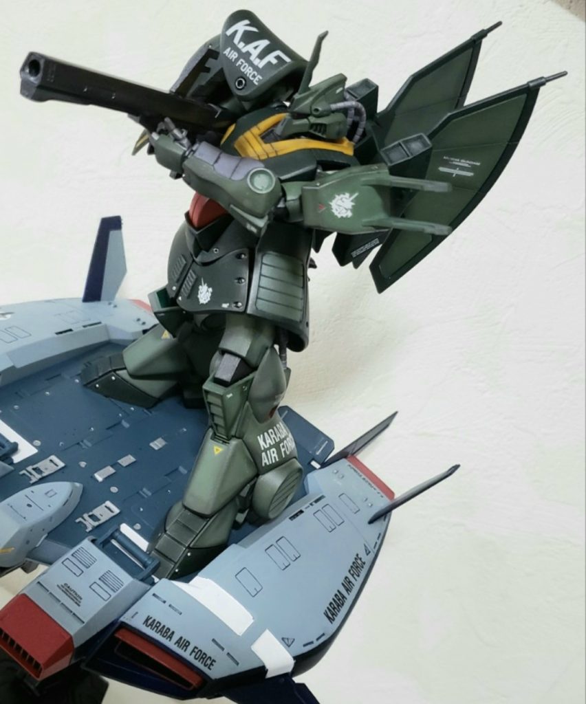 クレイ・バズーカの方が似合うかな?✱作成当時はドダイ改を入手してなかったので、ベースジャバー(UC版)を使用してます^^;