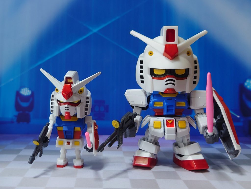 EXスタンダードとの頭部交換。バランスが良くなったけど、個性は減ったかも。※首のジョイント経は近い大きさですが、一致はしていないので交換は自己責任で