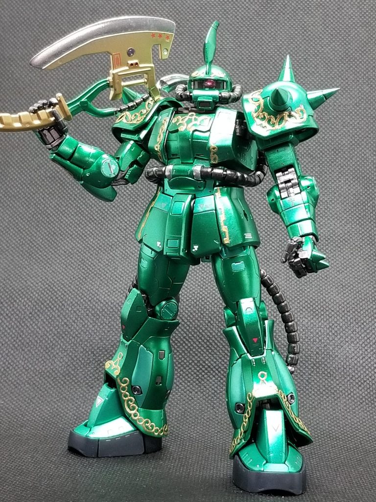 全体像。今回のコンセプトはガンマカイベントの参加です。故に塗装はすべてガンダムマーカーエアブラシシステムにて行いました。