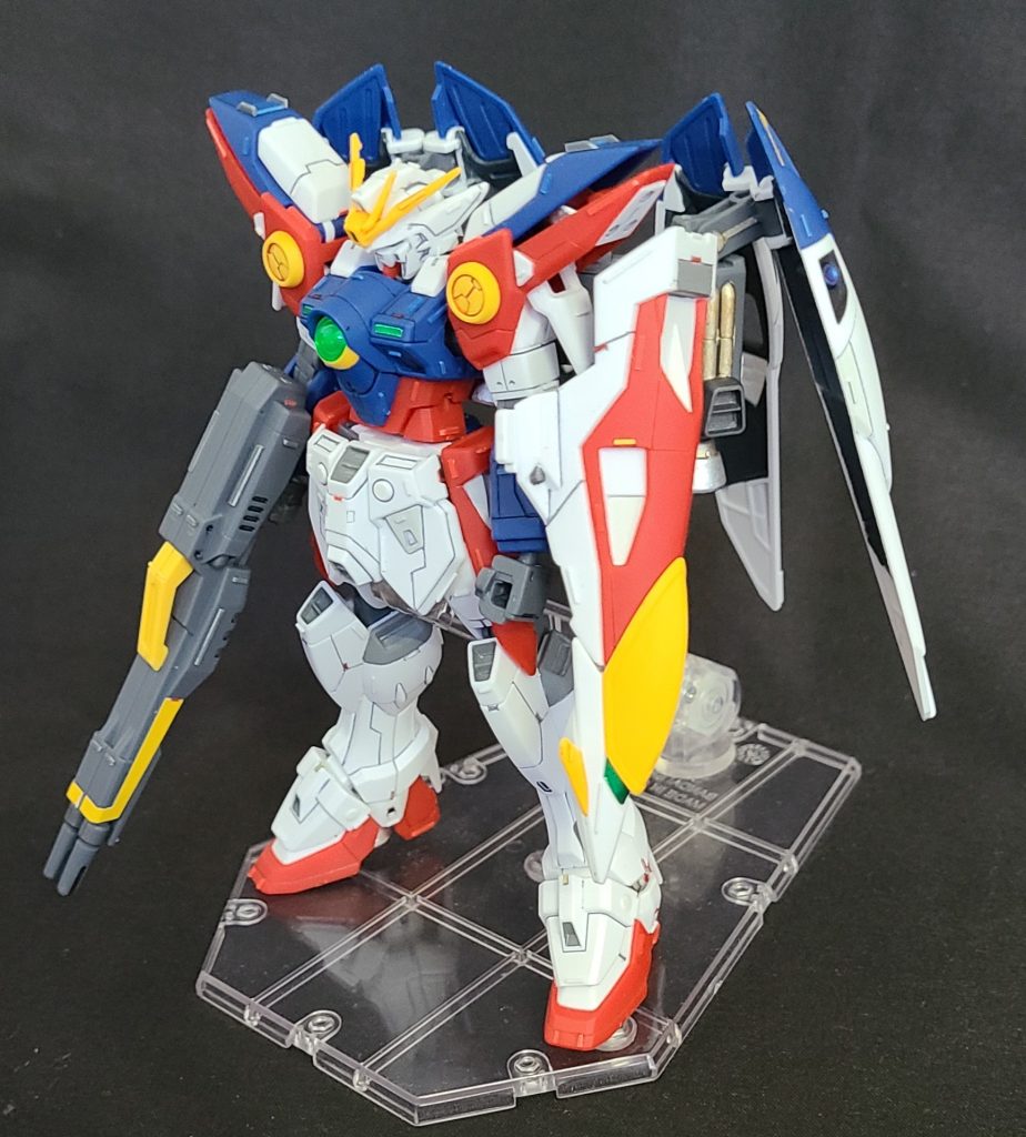 HG　ウィングガンダムゼロ　成型色仕上げ(一部部分塗装)–2枚目/制作者：Ash Lynx