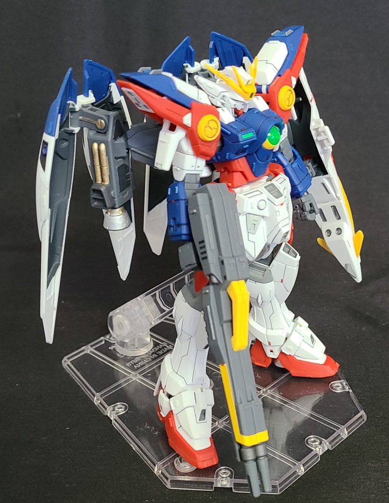 HG　ウィングガンダムゼロ　成型色仕上げ(一部部分塗装)–3枚目/制作者：Ash Lynx