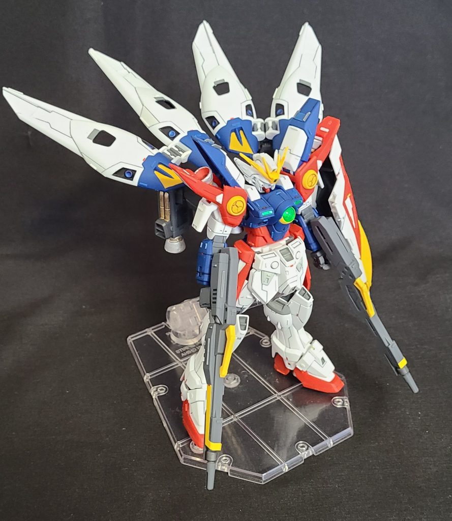 HG　ウィングガンダムゼロ　成型色仕上げ(一部部分塗装)–5枚目/制作者：Ash Lynx