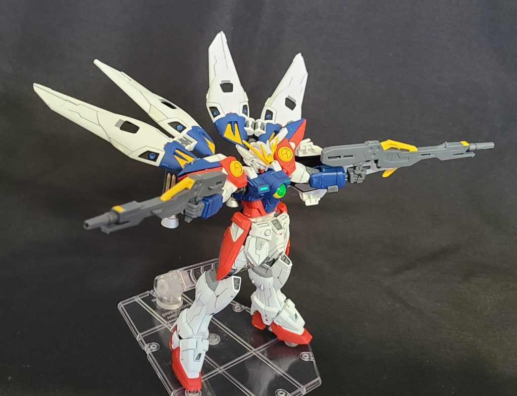 HG　ウィングガンダムゼロ　成型色仕上げ(一部部分塗装)–7枚目/制作者：Ash Lynx