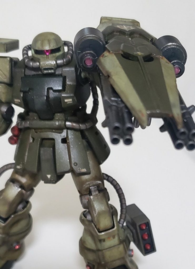 ザクにガトリングシールド、なかなか似合うんじゃね？