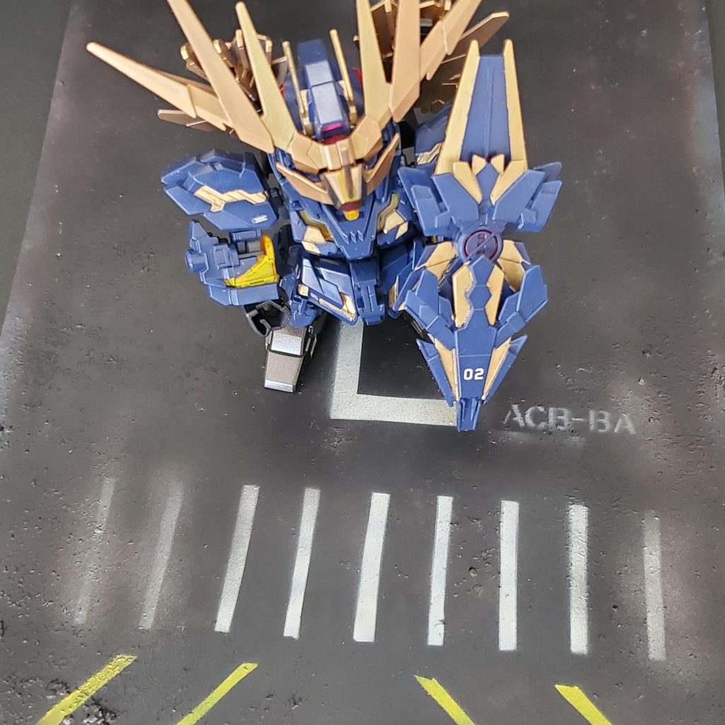 SD ユニコーンガンダム2号機(デストロイモード)–2枚目/制作者：ALEX11