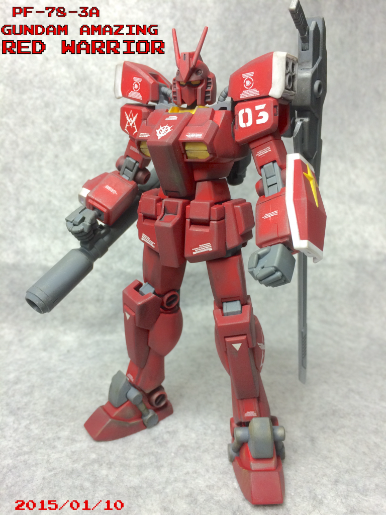 シャア専用アメイジングレッドウォーリア–2枚目/制作者：朝会