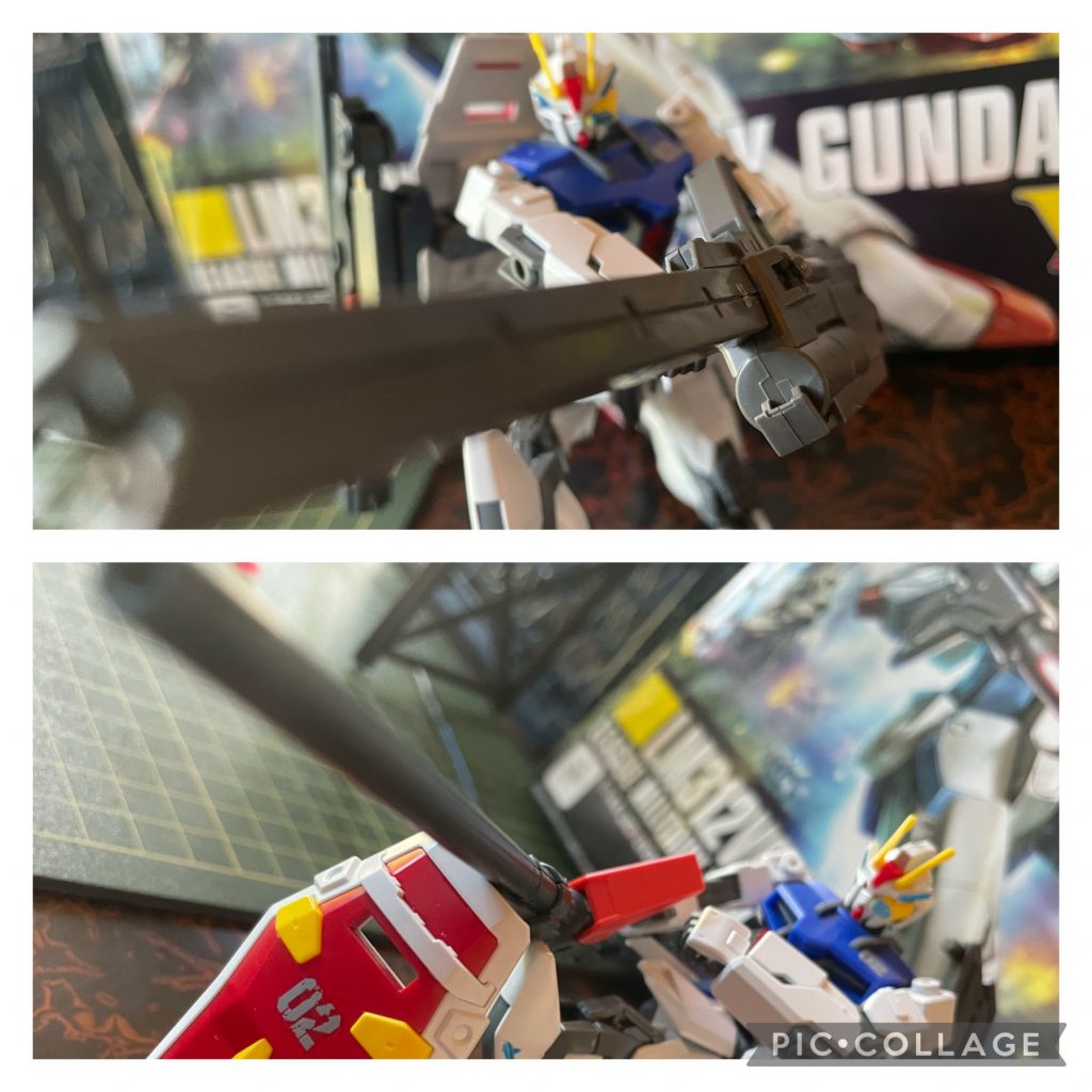 長距離射撃のスタイル。相手によって実弾かビームかを使い分けする。・レールガンは安定性に優れるが、射程がスナイパーライフルよりも短く、あまり離れた敵では威力不足になる。・180mm対艦砲は貫通力に優れ、射程も広い。しかし反動が大きく、シールドをボイパッド代わりに使ったりして固定しないといけない。また、連射も可能だが使いすぎるとオーバーヒートしてしまう。