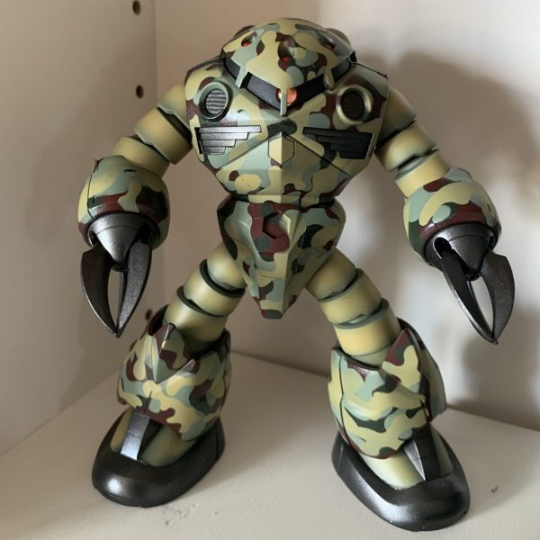 ズゴック　迷彩塗装