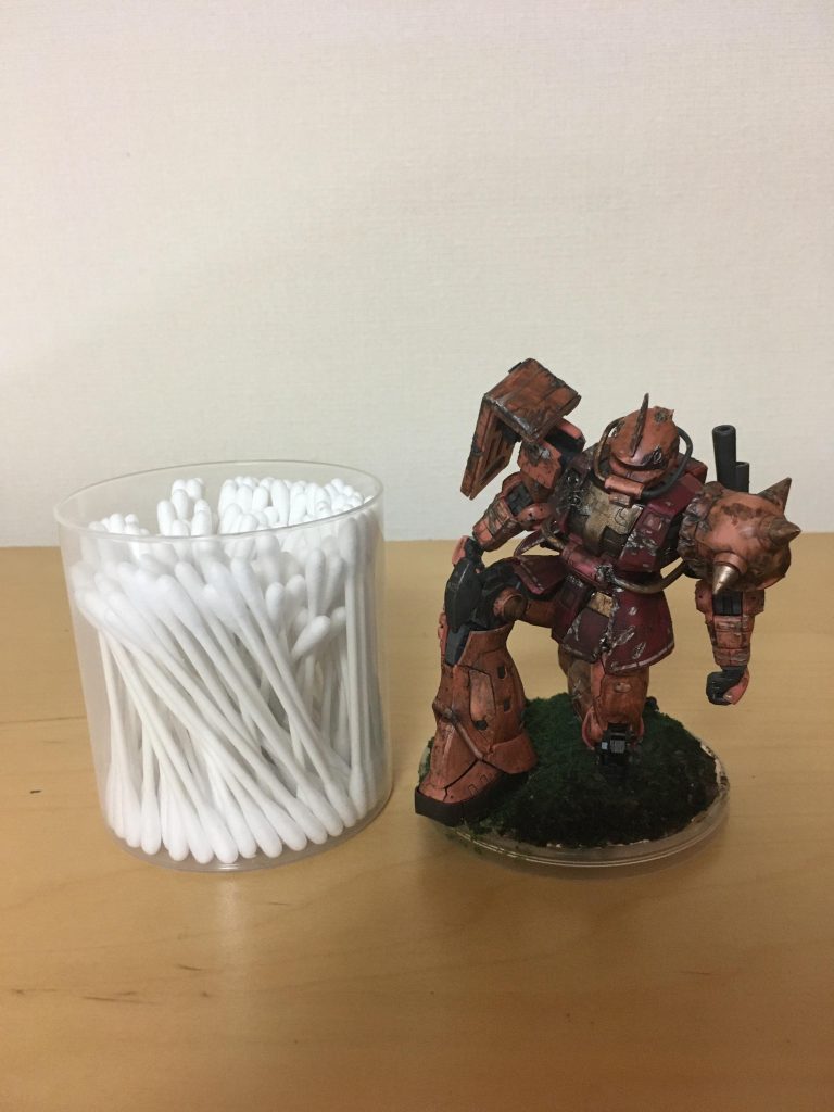 シャアザク、綿棒の上に立つ。–2枚目/制作者：牛