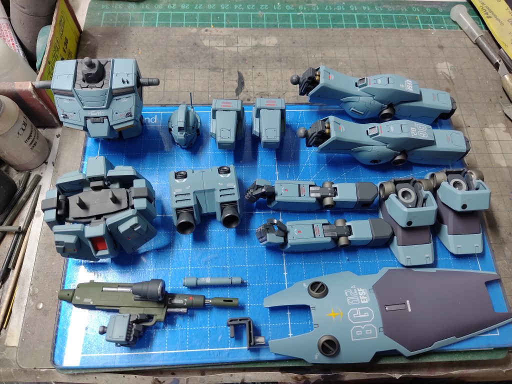 1/100 RGM-79N ジムカスタム–9枚目/制作者：@dagored00