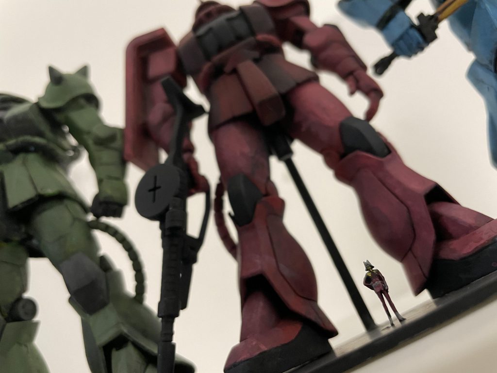 RG付属のシャアを塗装