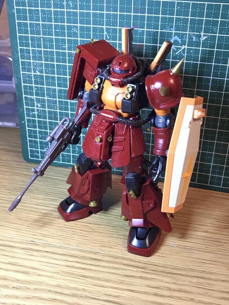 こんな事に貴重なサイコザク使っちゃうなんてなあって少し心苦しかったですが、こう言う形でも好きな物に出来たので良しとします。それではまた！