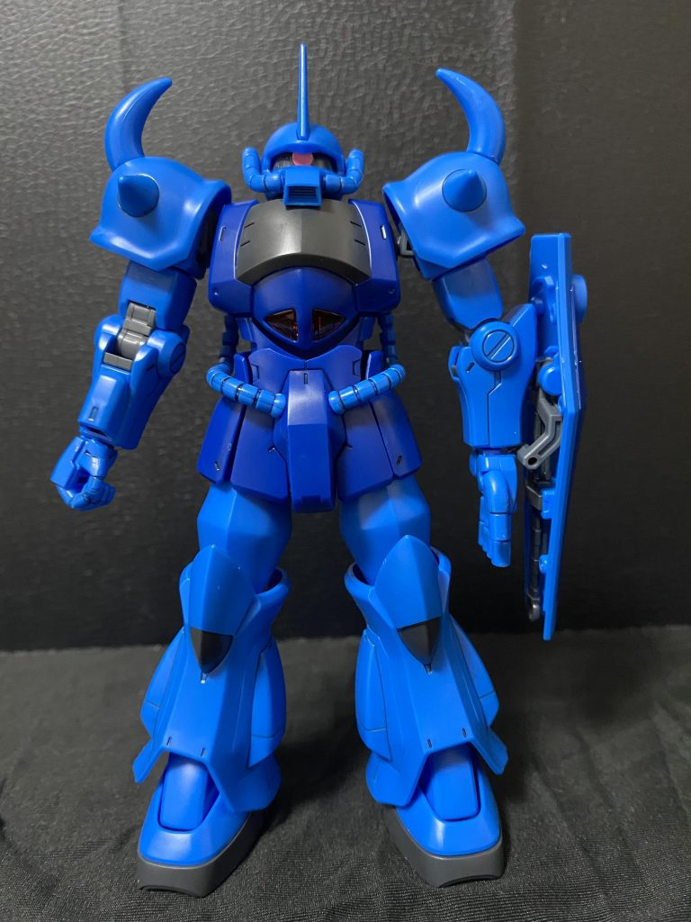 グフ（素組みと墨入れ）–2枚目/制作者：@ganpuraozi