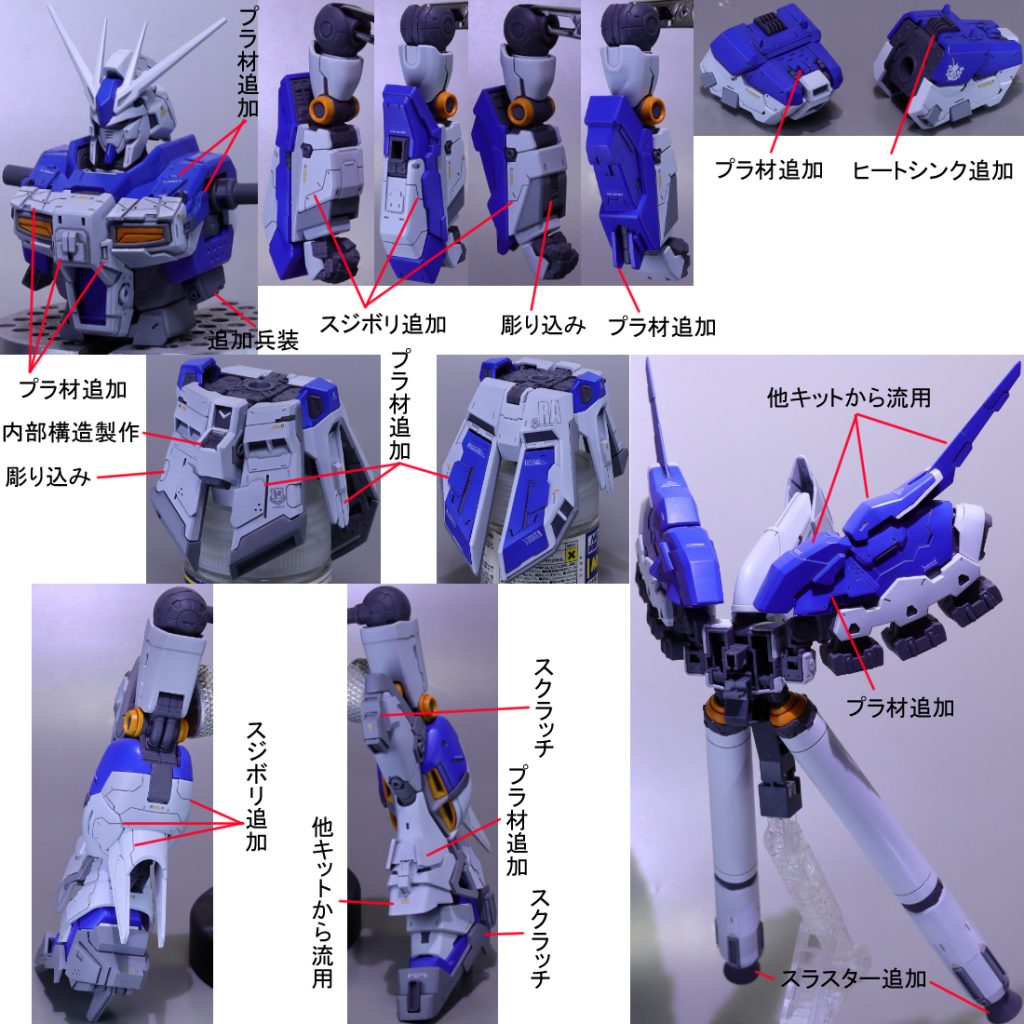 強化型Hi-νガンダム+ハイパー・メガ・バズーカ・ランチャー–3枚目/制作者：Nu11