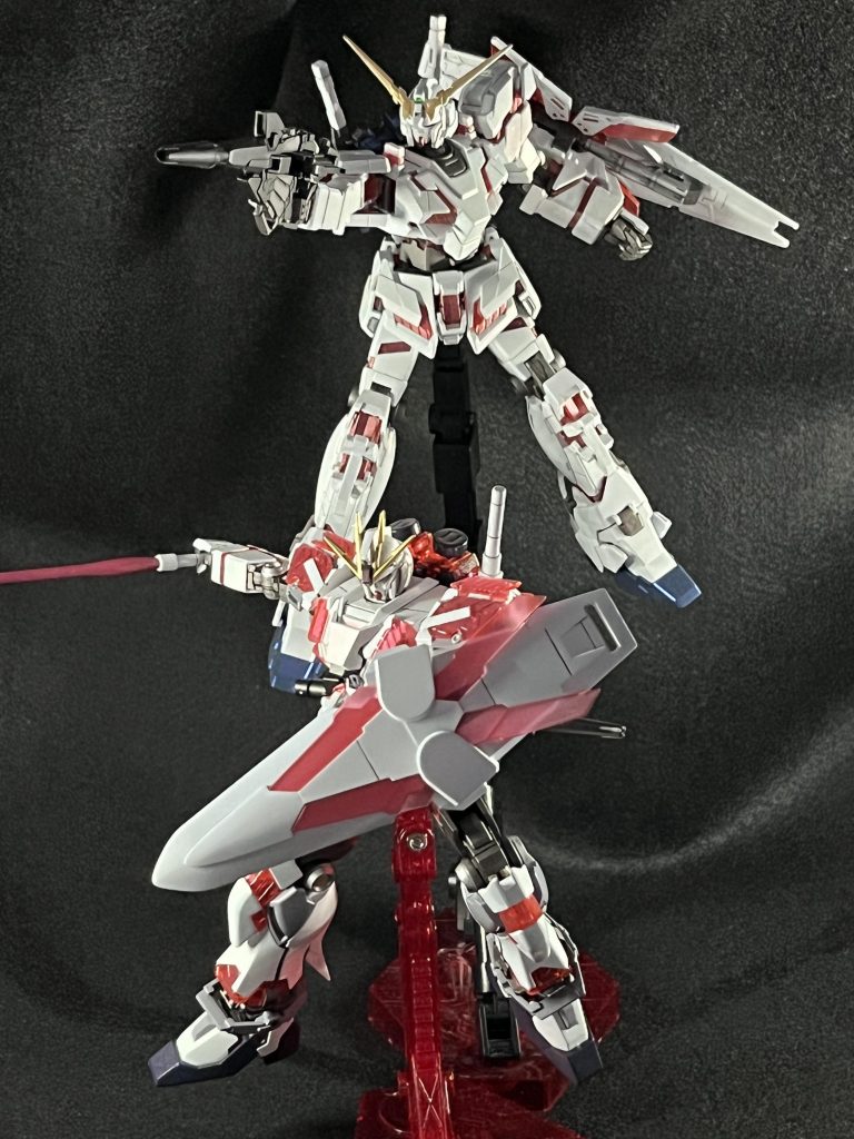 ポーズ⑤これがやりたかった!最早説明はいらないでしょう。この2機を並べて撮りたかった。