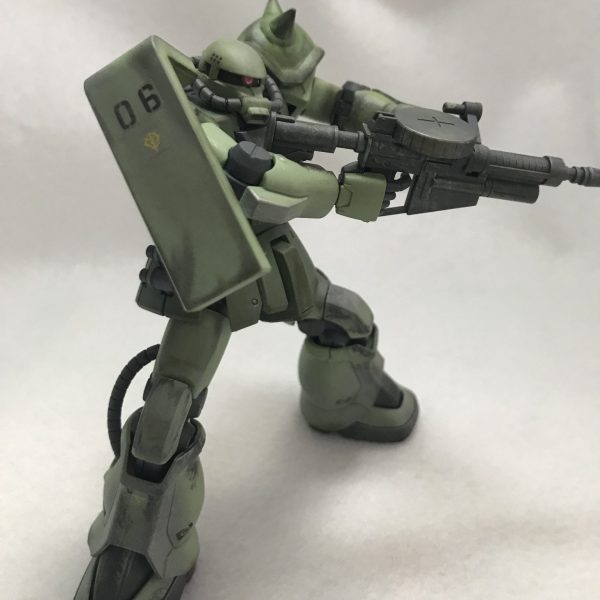 ザクF2ウェザリング