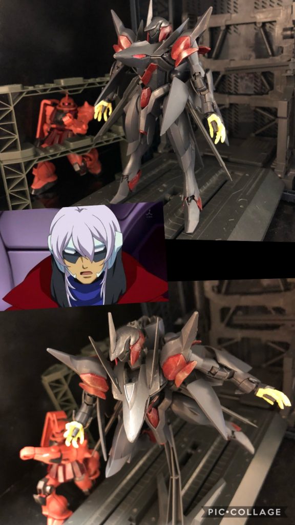 − ディーヴァ艦内−ロマリー「ミレース艦長!索敵システムに反応有り!モビルスーツらしき機影6!こちらに向かって来ます!」ミレース「敵機!?こんなところで!?総員戦闘配備!モニターを出して!」ロマリー「岩礁宙域を、他の機体より3倍の速度で接近する機体があります!」ミレース「何ですって!?岩礁宙域!?それで3倍の速度を表現するなんて、やるわね!」ロマリー「撃ち落としますか?」ミレース「それじゃ、MSの出番が無い...もとい、アストロイドベルトに当たってしまうから意味がないわ。MS隊を出して!」ロマリー「わかりました。」ビー、ビー、ビー、ビーロマリー「えーと、あのー、あっMS隊出撃してくださいっ!」ウルフ「なんだあ?このアナウンスは!?」アセム「うわー、やっちゃってるよロマリー。」ミレース「左舷より敵機確認。モビルスーツ隊、緊急発進!直ちに迎撃態勢を取れ!」ウルフ「なんだよアナウンスし直しかよ。まあいい、MS隊、出るぞ!」アセム「ハイ!敵....ヴェイガン...。もしかしたらゼハートが居るかもしれない...!」アセム「ガンダムAGEー2の性能...俺に使いこなせるか...!?アスノ・アセム、ガンダムAGE-2、行きます!」