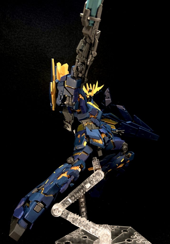 RGのいい所生かせてないけど、案外デカールなしでもエクバっぽくてこれはこれで悪くないのでは...？これからは手抜き工事せずにちゃんと貼ります 