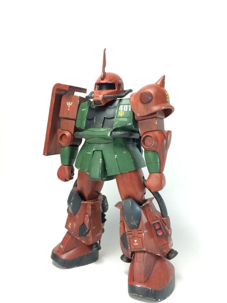 旧キット　ガルマ専用高機動型ザク–4枚目/制作者：朝会