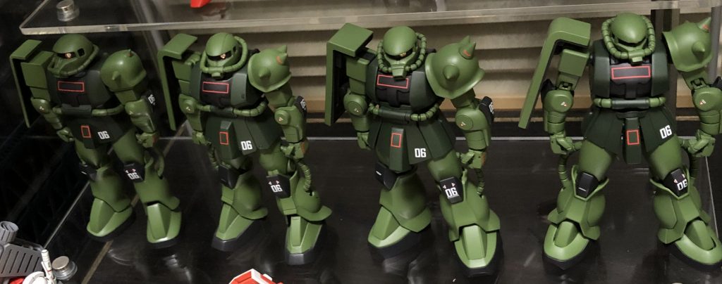 どのザクⅡも個性があって大変よろしい。