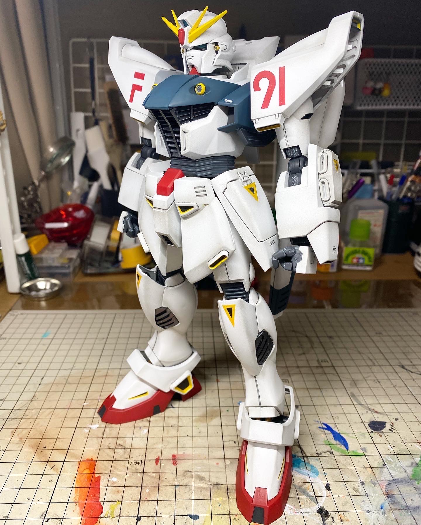 1/60 ガンダムF91｜ますすさんのガンプラ作品｜GUNSTA（ガンスタ）