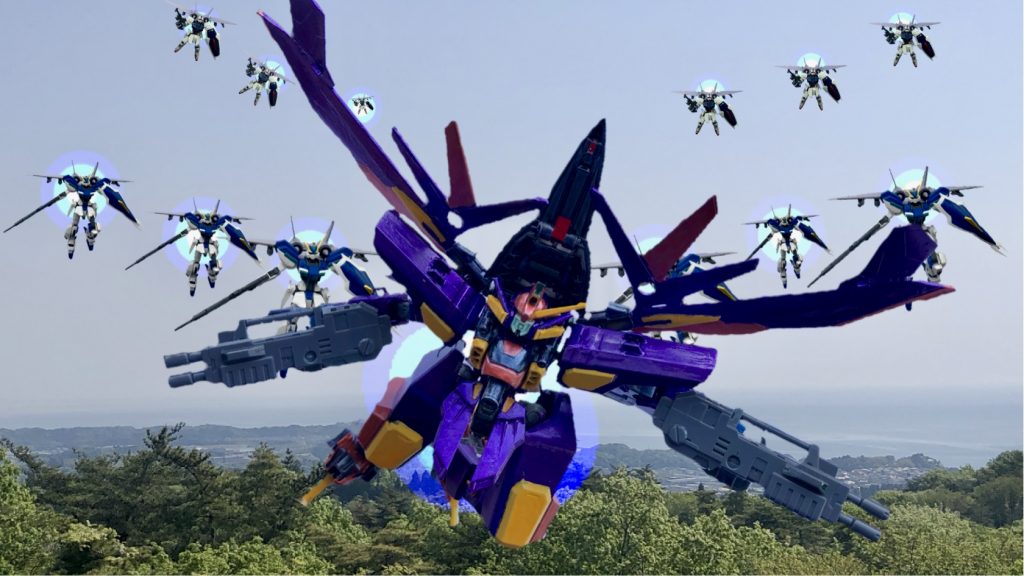 出撃!ヴィドフニールガンダム!顔がレイダーガンダムの流用なのはアドュカーフ社に大西洋連邦軍が開発を受注した際にその他の兵器メーカー数社が軍内での部品供給の利権を得るべく口を出した結果、レイダーガンダムの一部設計データを強引に開発へ加えさせた………という設定。(製作にあたり胴体にはHGウイングガンダムを使用。脚部は加工した境●戦記の物を少々…w)
