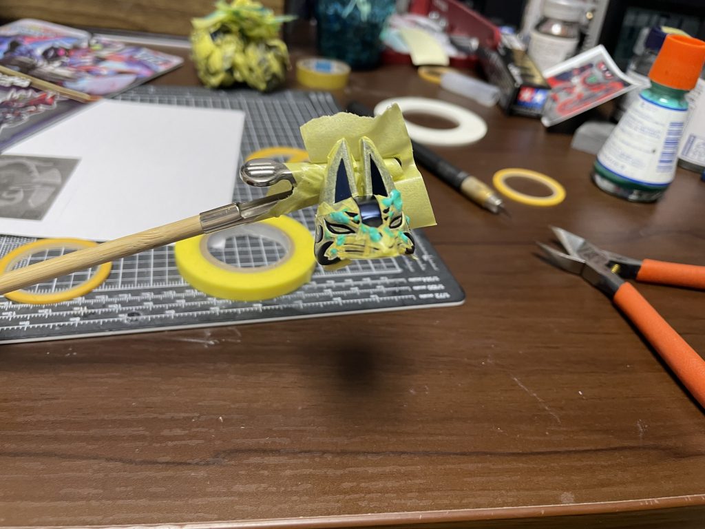 マスキング。今回もなかなか大変でした。これは根性の問題かと思ってます。