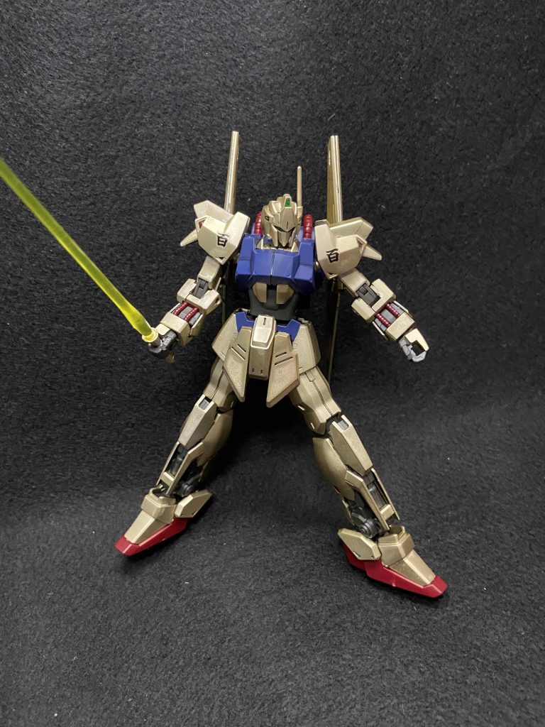 HGUC百式ランナー塗装–2枚目/制作者：ガンライ