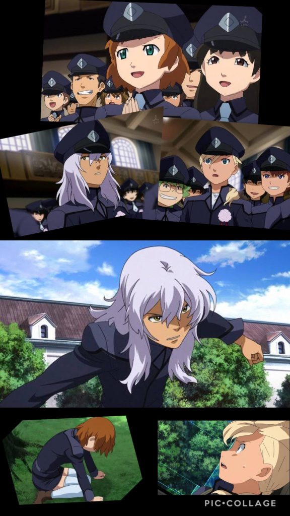 こうして、卒業式の日にゼハートがヴェイガンのスパイであることを知ってしまったロマリーとアセムは、彼ともう一度会って話をするために連邦軍に入ることを決意。共に戦艦ディーヴァのクルーとなるのだった。− ディーヴァ艦内−ウルフ「俺がお前達、MS隊の隊長、ウルフ・エニアクルだ。ビシバシ鍛えてやるから覚悟しろよ?」メンバー「ハイッ!」ウルフ「よお、お前がアセムか?」アセム「ハイ!」ウルフ「お前がフリットの息子か、話は聞いてるぜ。宜しく頼むぜ。」アセム「ハイ!」ウルフ「まあ、そう硬くなるなよ。ところでアセム、俺の異名を知ってるか?」アセム「え...?確か、“白い狼”ですよね。」ウルフ「そーだ。ところで、俺は今、不機嫌だ。何故か解るか?」アセム「え?いえ..。」ウルフ「白い狼って言ったら、やっぱり搭乗する機体は“白”だよな?」アセム「あ、ハイ。」ウルフ「それをよお、なんかGバウンサーが百式っぽいとか訳のわかんねえ事言われて、俺の機体を金色にされちまったんだよ!クッソお、騙されたぜ!」アセム「は、はあ...。(何言ってんだろ?この人。)」ウルフ「で、よお、ものは相談なんだけどな、アセム。」アセム「え?」ウルフ「お前に受領されたガンダムな、AGE−2って言うらしいんだがな、まあ配色が白いんだよ。それを、俺に譲れって言うな...。」アセム「新しいガンダムが!?出来てるんですか!?」ウルフ「お、おお。それを俺にだな...。」アセム「譲れ...って...?ダメですよ!ガンダムはアスノ家で乗り継いでかなきゃいけないんです!親父にも言われてるんですよ!?」ウルフ「お...おお、フリットの奴にか...。」アセム「出来てるんなら、早くAGE−2を俺に見せてください!」ウルフ「あ、ああ、わかったよ。MSバンカーに行ってこい。そこに変なマスク野郎がいるからそいつに聞け!」アセム「わかりました!」ウルフ「あー、まったくよお..。アスノ家ってのはホント強情だよな..。」アセム「ウルフ隊長!」ウルフ「なんだ!?」アセム「“白い狼”って異名、シン・マツナガと丸かぶりですよ!」ウルフ「うるせえ!とっとと行ってこい!」アセム「ハイ!」−MSバンカーアセム「ここか...!?」oyz「おお、ようやく来たな。」アセム「あ、あなたは?」oyz「俺は、GUNSTARDOM可変開発室のoyzだ。まったくココに辿り着くまでどんだけかかるんだ。」アセム「え...?なんかすみません。」oyz「今回はAGE−2のレビューだって言うのに、機体の紹介出来るまでに、どんだけの文章書いてるかわからんぞ。」アセム「アセム編の最初っから話書くから悪いんじゃないですか。」oyz「細かいことはいいんだよ!話がわかった方が面白いだろーが!?」アセム「あんまりデータ量増やしてGUNSTAさんのサーバーに負担かけちゃダメですよ。」oyz「あー、それな。あーいかん!この話もムダなんだよ!さっさとAGE−2を紹介するぞ!」