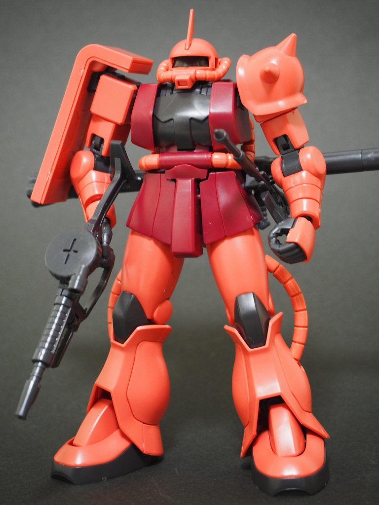 仮組みの時点で、プロポーションはバッチリだなと思いました😇