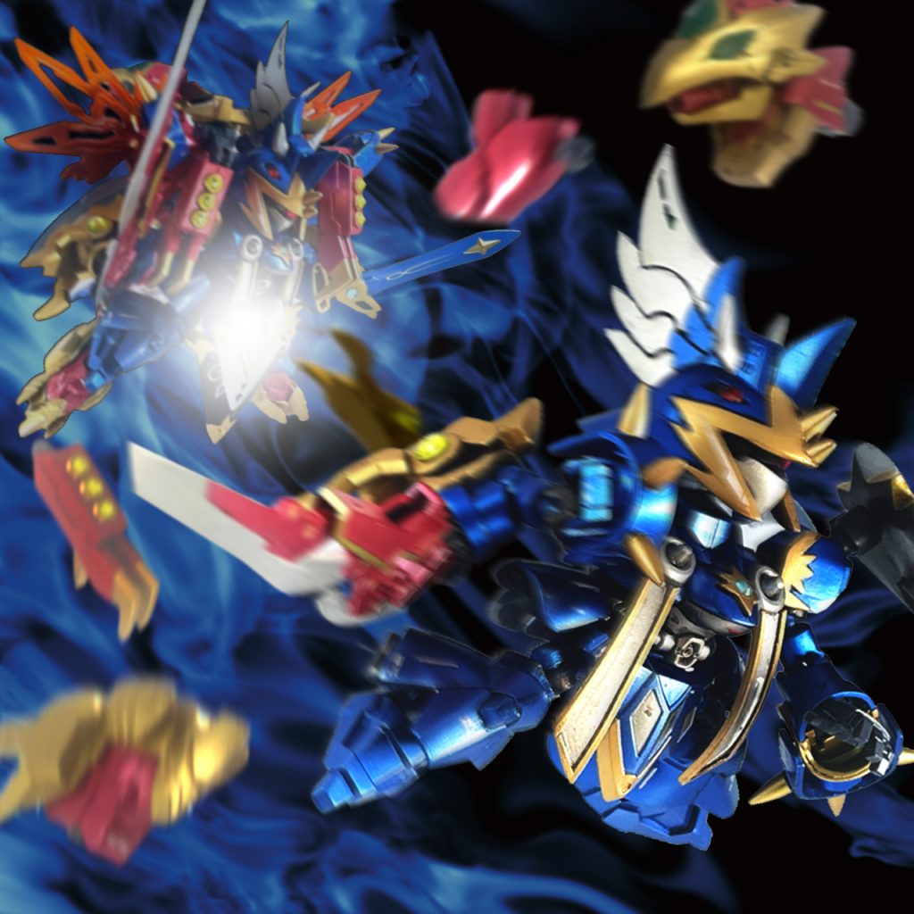 プチモビファイト決勝戦では、すべての形態を駆使し、ダメージを受けたパーツをパージしながら戦い、みごと優勝する事が出来ました!で、ここからはおまけ。