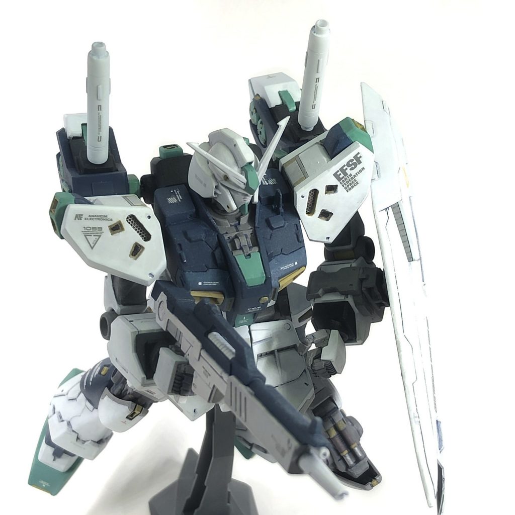 EGνガンダム改造 量産型νガンダム｜蒼井オニオンさんのガンプラ作品｜GUNSTA（ガンスタ）