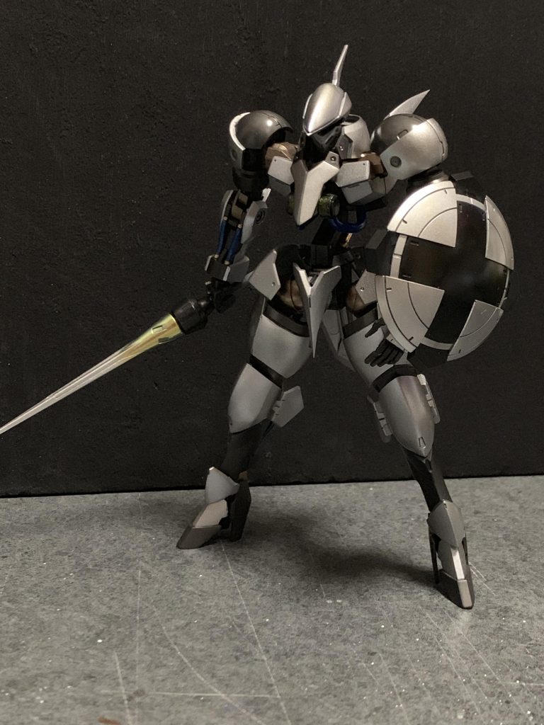 汚し前♪ピカピカもカッコいい✨シルバーはブレードシルバー＋クリスタルカラーのアメジスト。汚したら全然分からなくなったのは残念