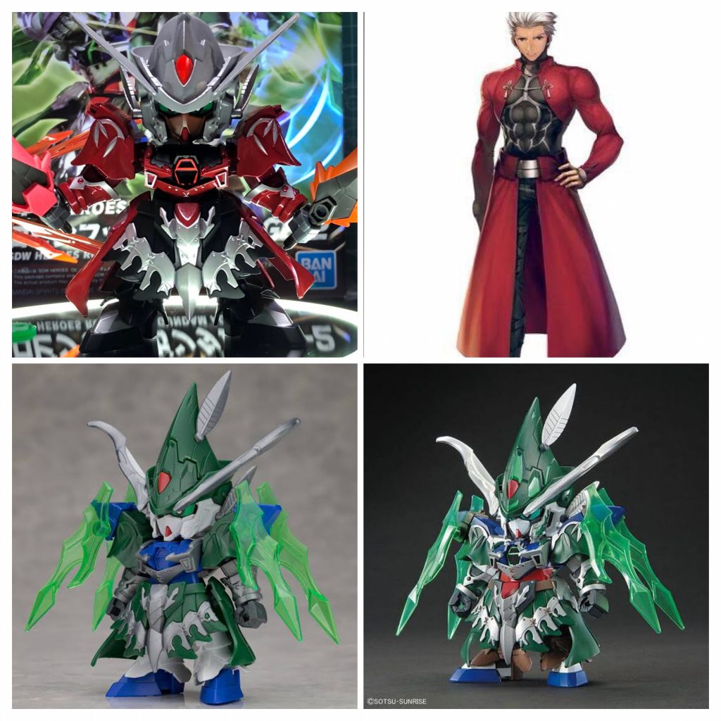 モチーフ、素組、公式作例との比較です。素組でもかなり色分けされてますね。塗り分けが少なくて済むので、このシリーズが初めてという方にもおすすめです。