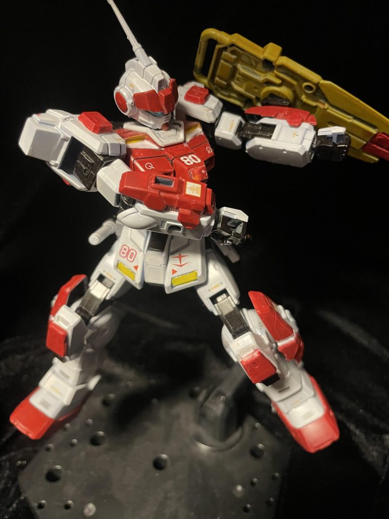 そして、ビームサーベルは塗装がきつくて抜けません。ちゃんとクリアランスはとろうな、過去の私…。