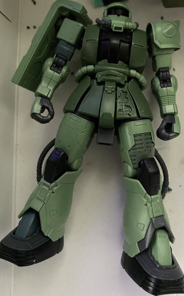 素組みの時はカラフルだったなぁ…(遠い目)