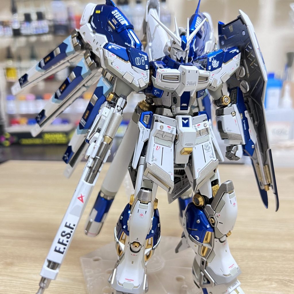 RG Hi-νガンダム 光沢&つや消しのミックス塗装｜ぼうのガンプラCh.さんのガンプラ作品｜GUNSTA（ガンスタ）