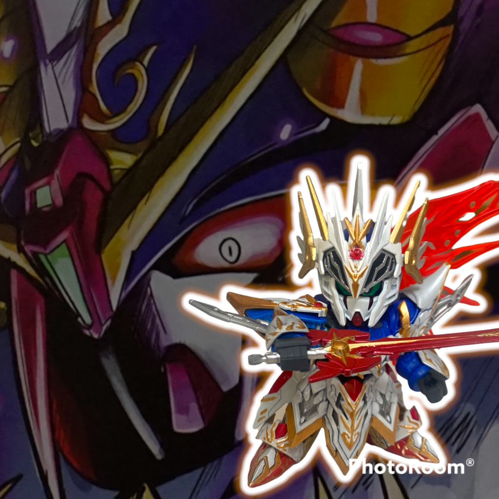 「あんたは俺が討つんだ！今日！ここで！」 最後まで見ていただきありがとうございました！顔を変えただけで、90%はナイトストライクガンダムそのままなのに、全く別のキャラを作ってる気分になれる、「自己」満足度の高い楽しい作業でした😄