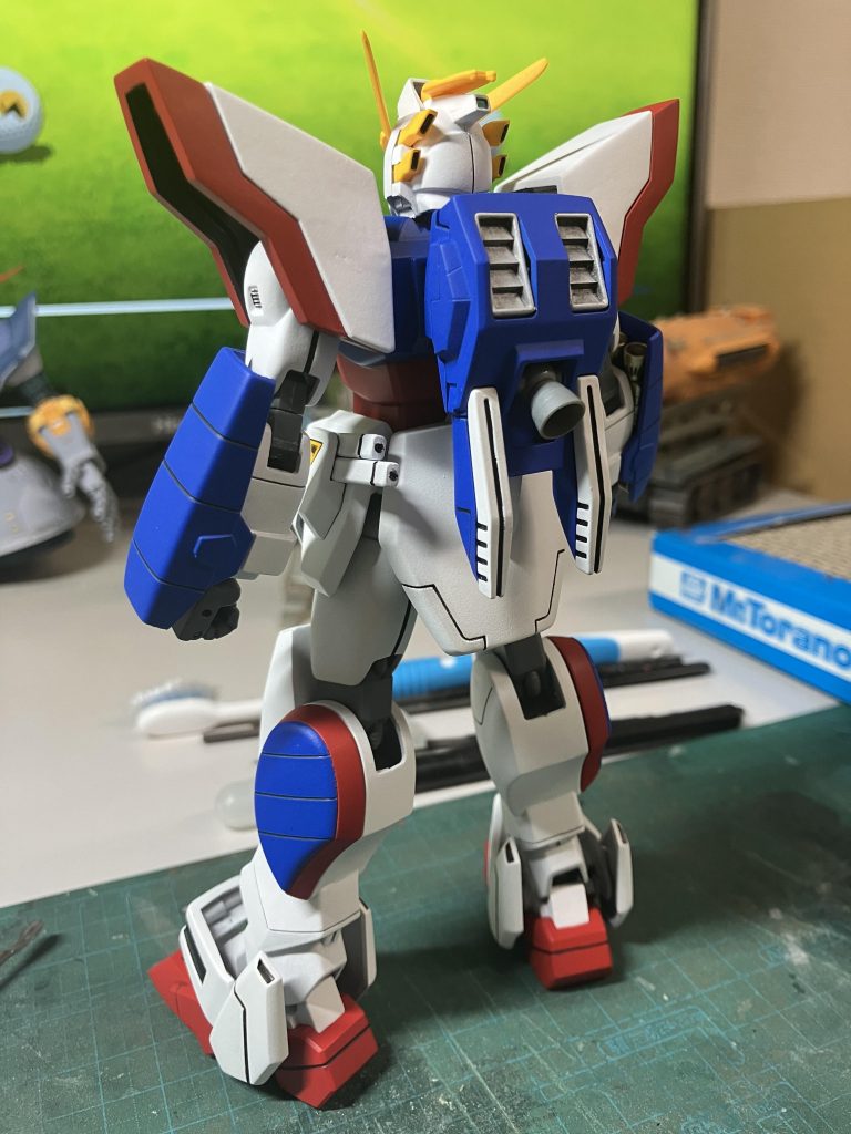 旧キット1/100 シャイニングガンダム–3枚目/制作者:ジョニー服部