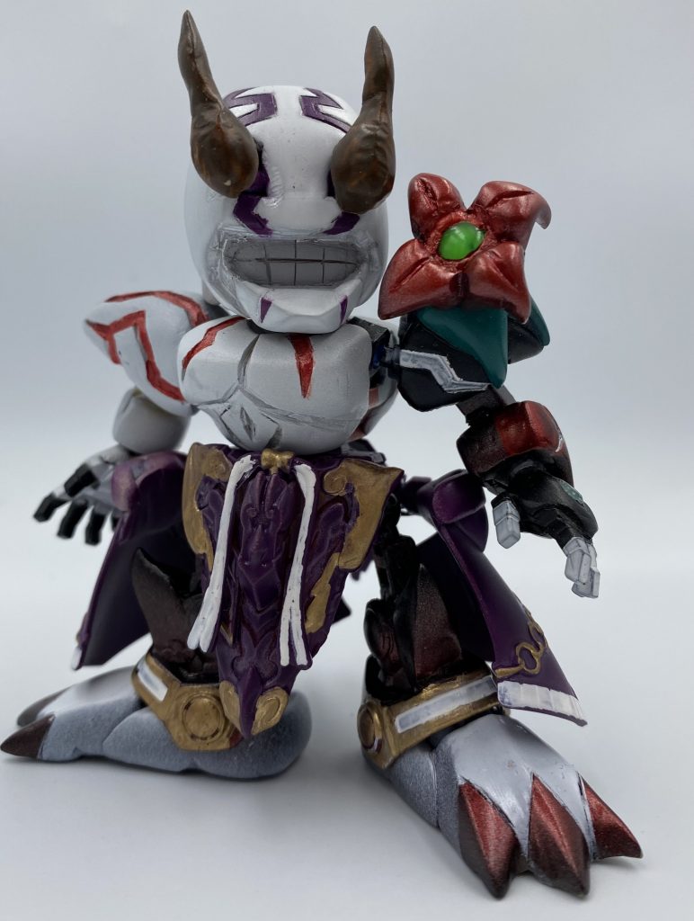 解放状態。號斗丸ベースでパテ盛って削っての繰り返しです。