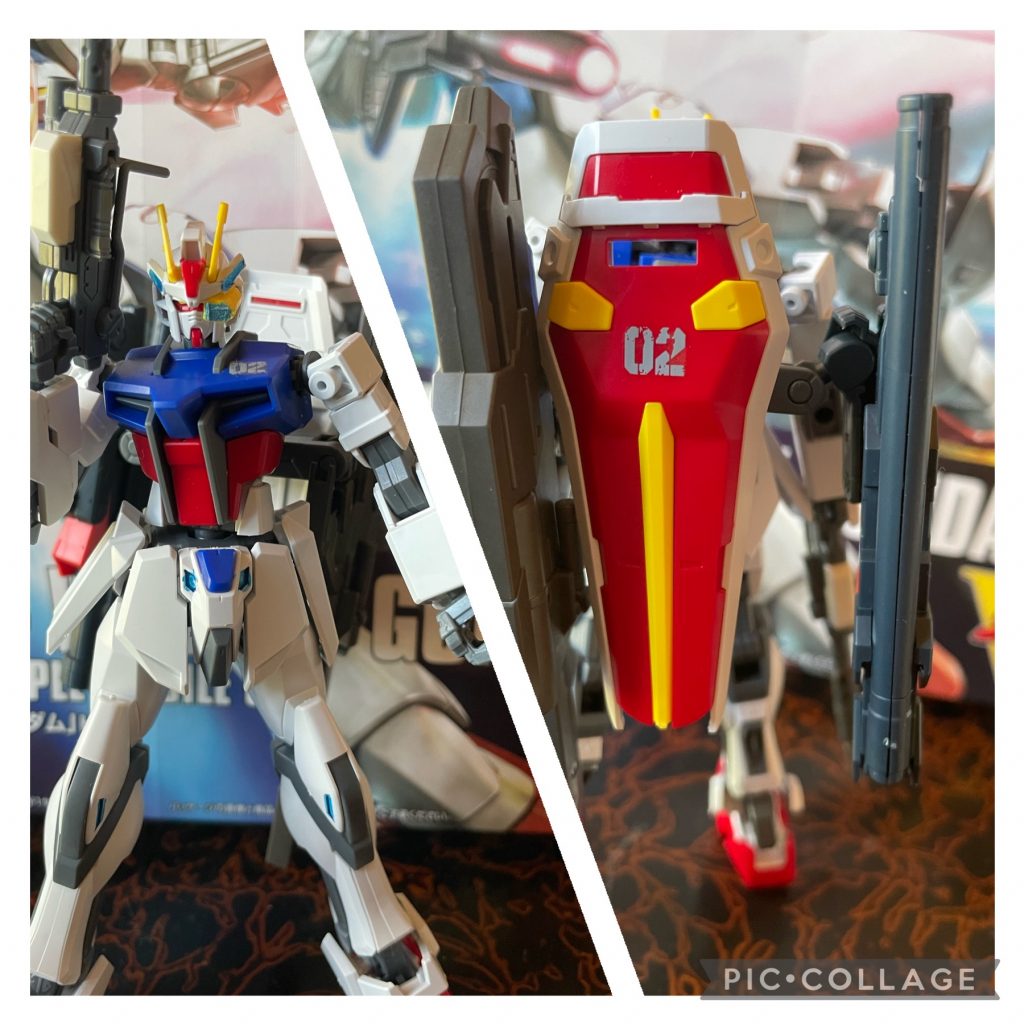 ・全体にビームコーティングが施されていて、ビーム兵器にも耐えられる。・頭部アンテナから妨害電波を発していて、レーダーで位置が分からない。さらに、左目部分にスコープを直接取り付けている。・バックパックにはレールガンと180mm対艦砲、シールドをマウントしている。