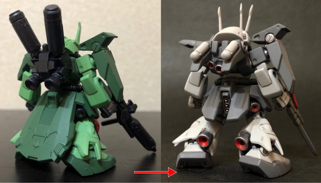 コンバージ　ザクⅢ（ザクⅢ改から改造）–4枚目/制作者：いしゅと【I.S.T.works】