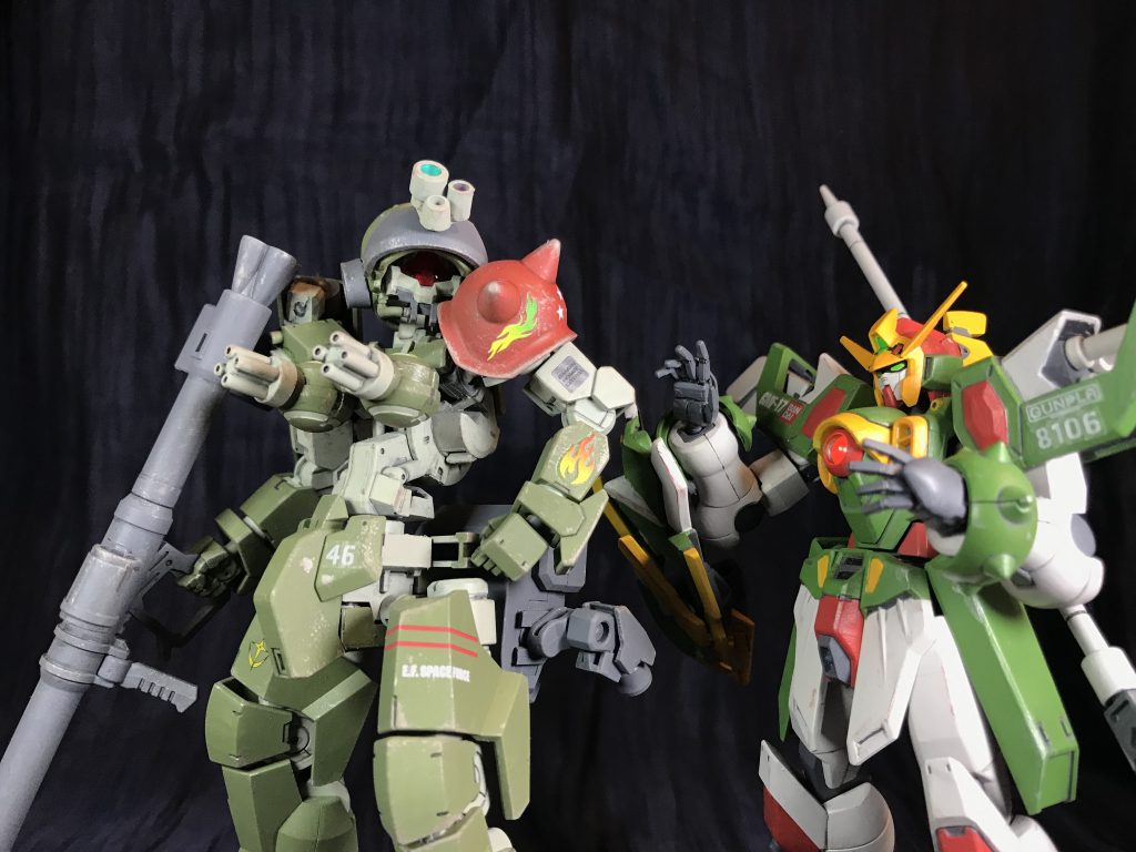 「あの、すみません。今の武器凄いですね、、、。見せて貰っていいですか、、、?」「なんだァ、てめー、、、」