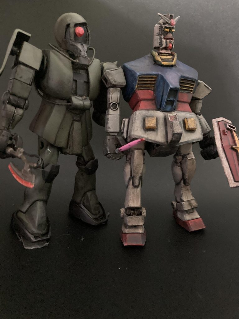 ドアンだけにモノ足りず、、ついガンダムにも着手してしまいました😁